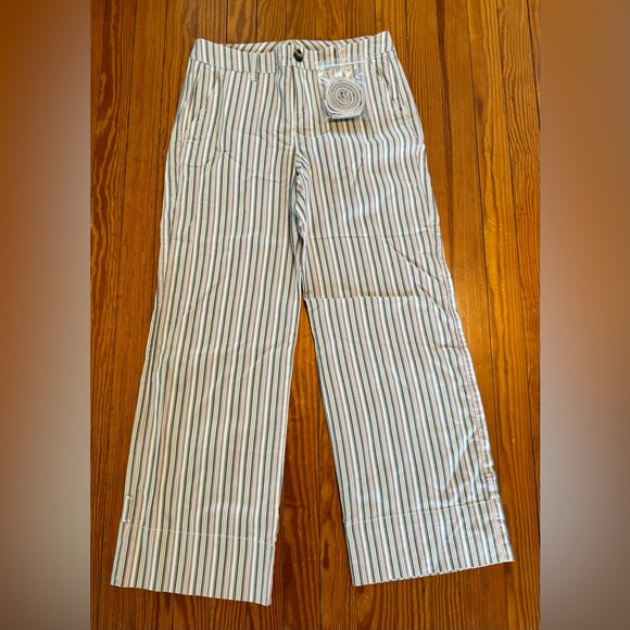 NWT Cabi Island Stripe Convertible Trousers -Size 10 - Picture 2 of 4